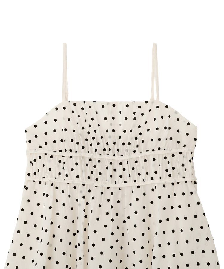 earth music&ecology「ドットバルーンキャミチュニック」|チュニック|