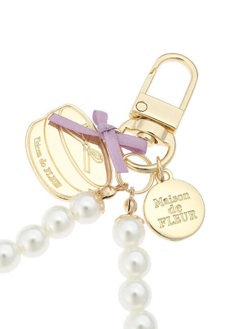 Maison de FLEUR「ギフトボックスチャームパールストラップ」|その他|
