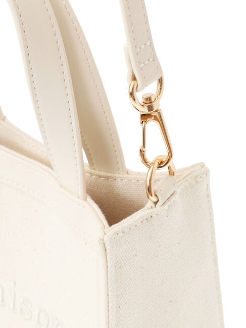 Maison de FLEUR「EC限定ロゴ刺繍スクエア2Wayトートバッグ」|その他|