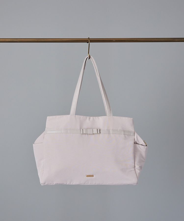 Maison de FLEUR「撥水加工3ルームトートバッグ」|トートバッグ|ピンクベージュ