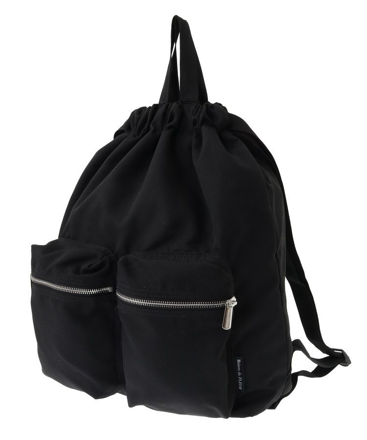 Maison de FLEUR「巾着リュック」|リュック|