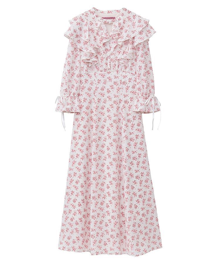 Maison de FLEUR Petite Robe「フラワープリントワンピース」|ワンピース|