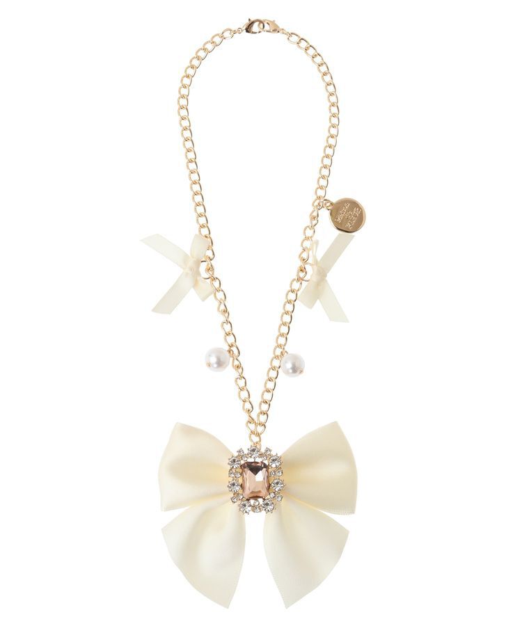 Maison de FLEUR「ビジューリボンパールバッグチャーム」|その他|