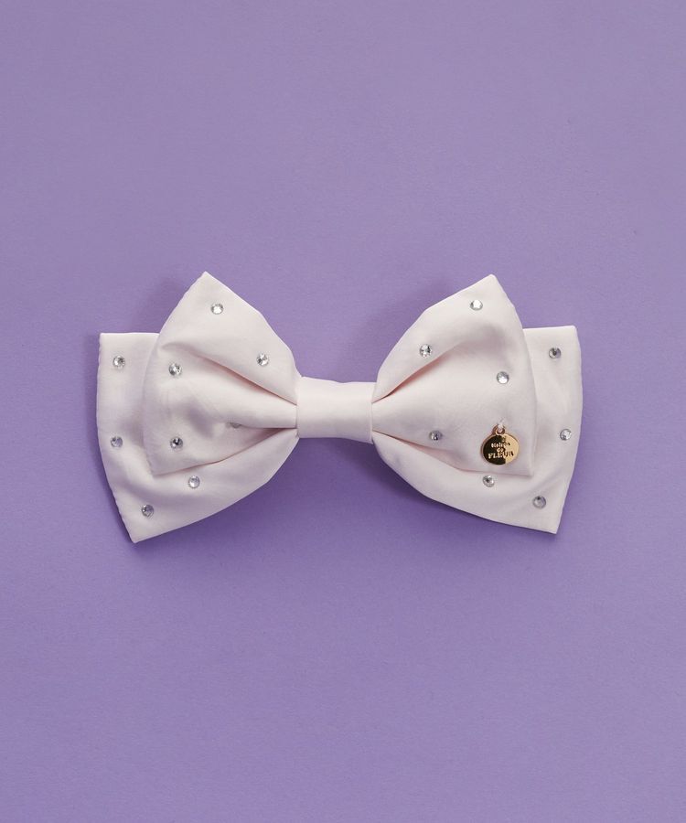 Maison de FLEUR「ラインストーンバレッタ」|その他|ピンク