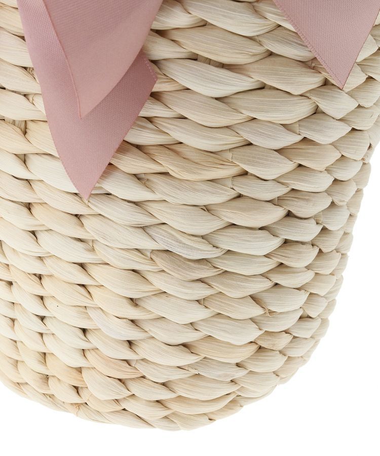 Maison de FLEUR「パールハンドルメイズリボンカゴバッグ」|ハンドバッグ|