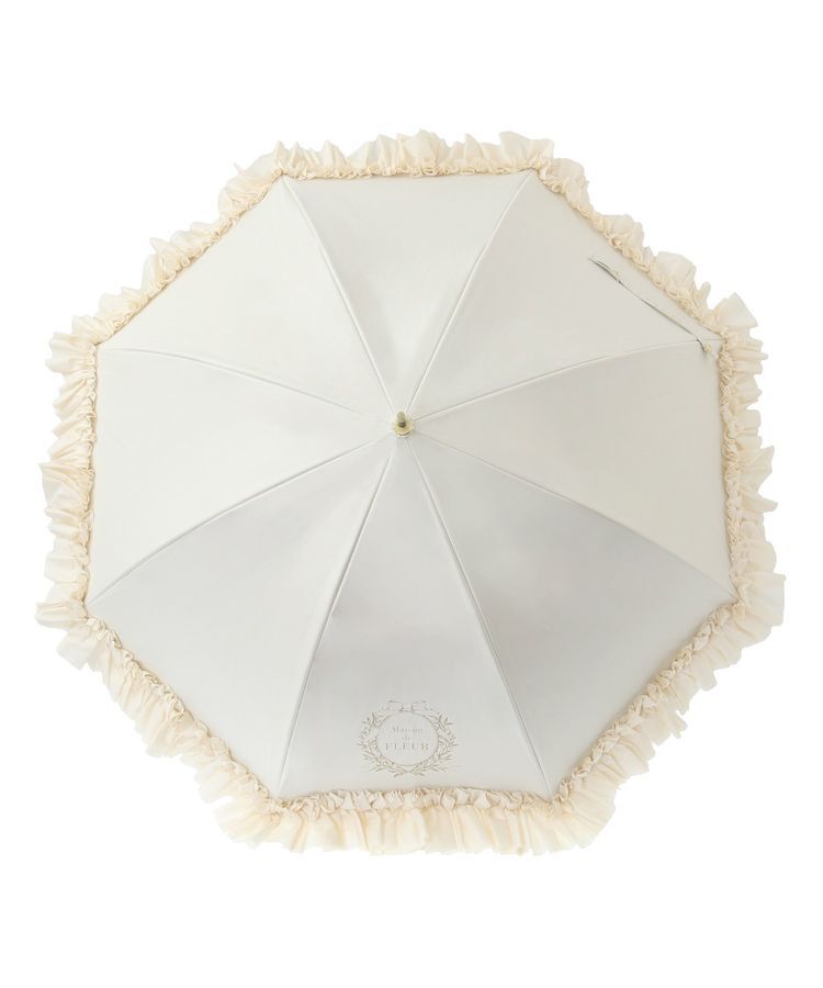 Maison de FLEUR「遮光&UV CUT フリル傘」|傘|