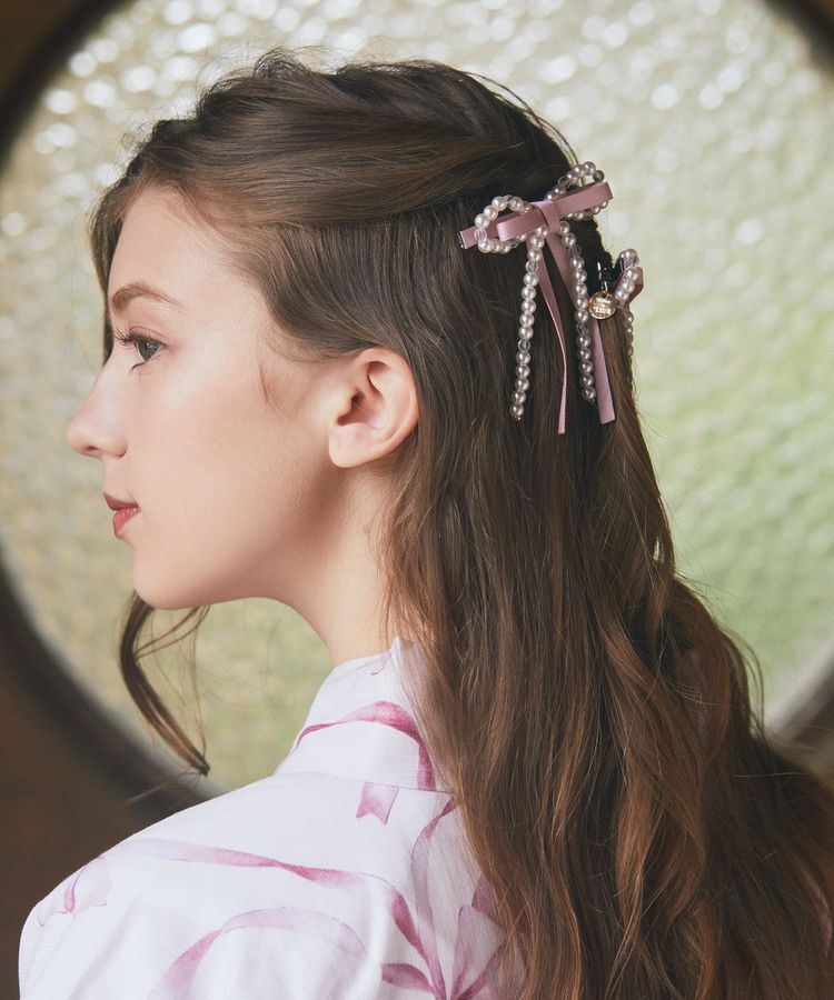 Maison de FLEUR「パールリボン2SETクリップ」|その他|