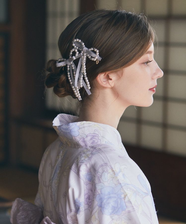 Maison de FLEUR「パールリボン2SETクリップ」|その他|