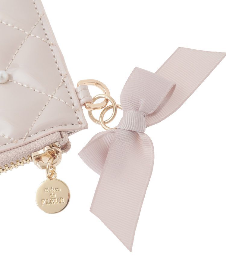 Maison de FLEUR「エナメルパールフラグメントケース」|財布|