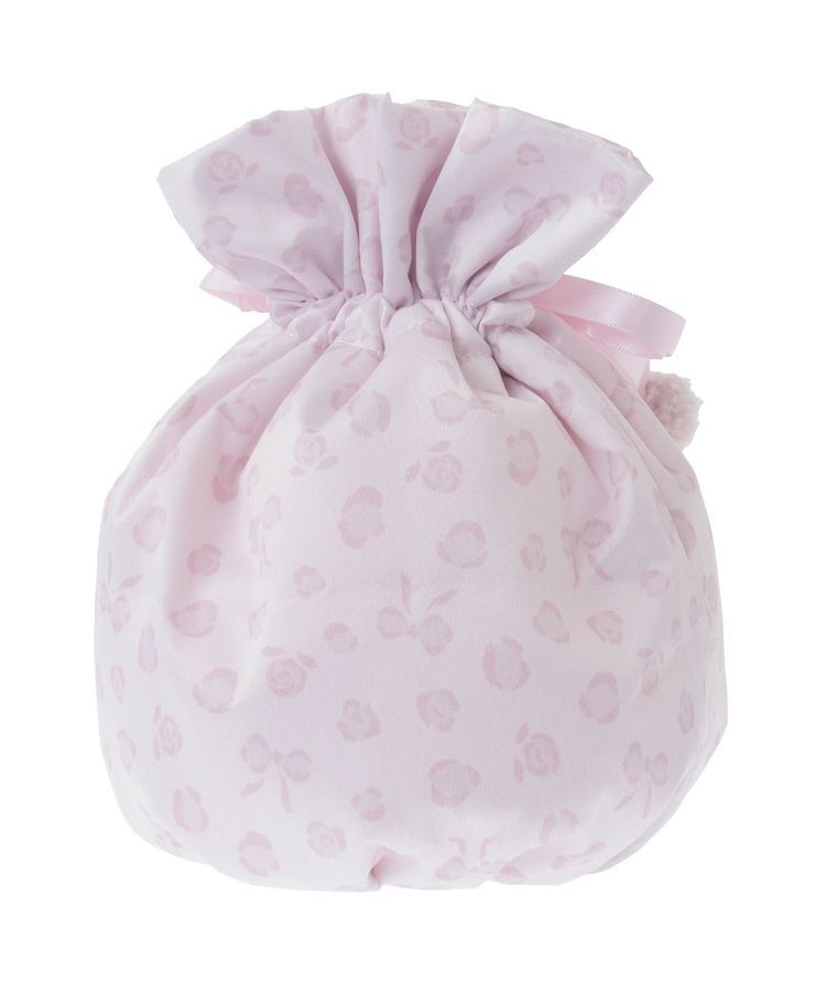 Maison de FLEUR「リボンレオパード巾着ポーチ」|ポーチ|