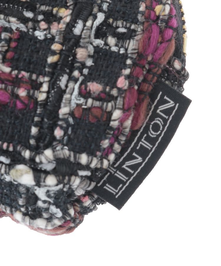 Maison de FLEUR「LINTONツイードコインケース」|ポーチ|