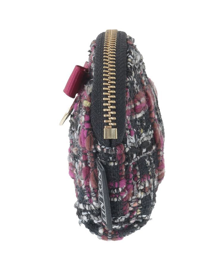 Maison de FLEUR「LINTONツイードコインケース」|ポーチ|