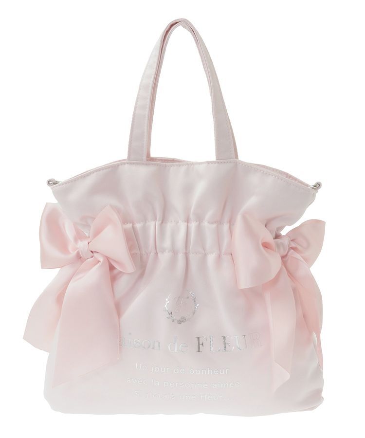 Maison de FLEUR「ダブルリボン2Wayトートバッグ」|トートバッグ|