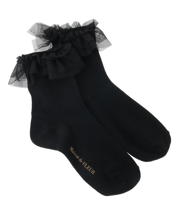 Maison de FLEUR「チュールボリュームフリルソックス」|その他|