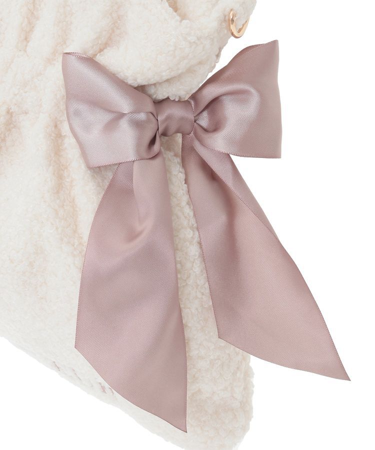 Maison de FLEUR「ボアダブルリボン2Wayトートバッグ」|トートバッグ|