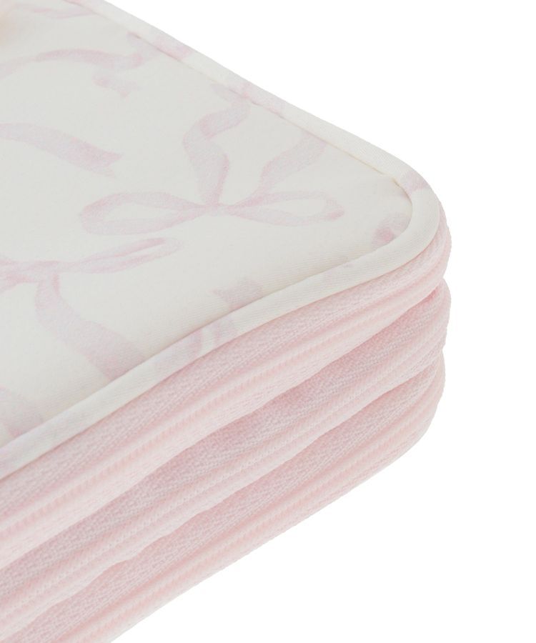 Maison de FLEUR「リボンプリントマルチケース」|ポーチ|