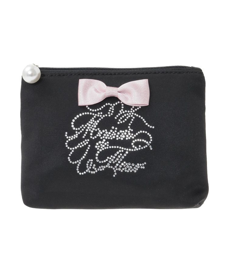 Maison de FLEUR「シャイニーリボンティッシュケース」|ポーチ|