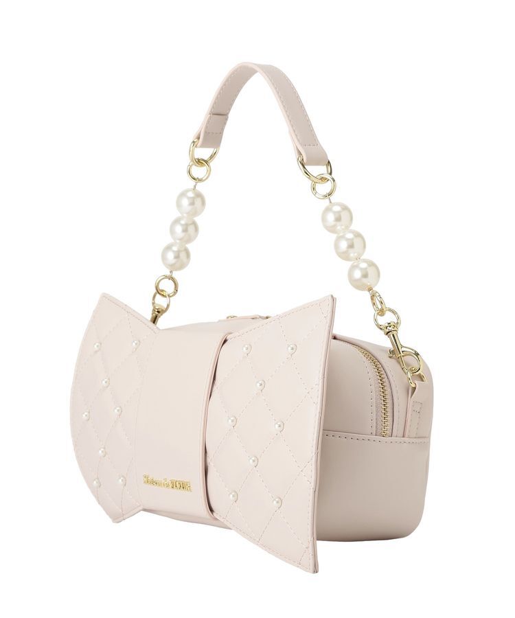 Maison de FLEUR「パールリボンバッグ」|ハンドバッグ|