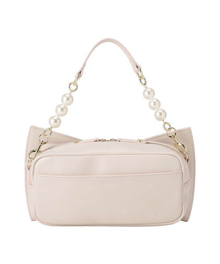 Maison de FLEUR「パールリボンバッグ」|ハンドバッグ|