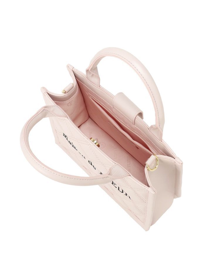 Maison de FLEUR「ミニポーチ付きキルティングトートバッグ」|ハンドバッグ|