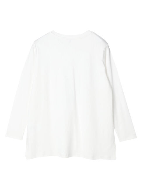  「きれいCottonサイドスリットカットチュニック」|Tシャツ・カットソー|