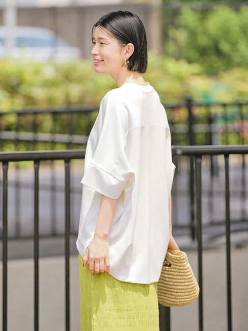 AMERICAN HOLIC「抗菌防臭+接触冷感　コクーンカットプルオーバー」|Tシャツ・カットソー|