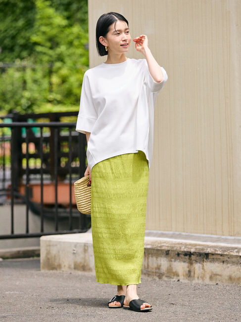 AMERICAN HOLIC「抗菌防臭+接触冷感　コクーンカットプルオーバー」|Tシャツ・カットソー|