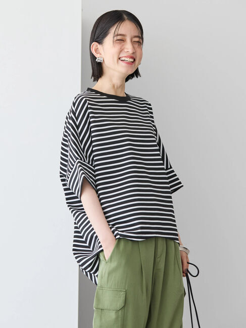 AMERICAN HOLIC「抗菌防臭+接触冷感　コクーンカットプルオーバー」|Tシャツ・カットソー|