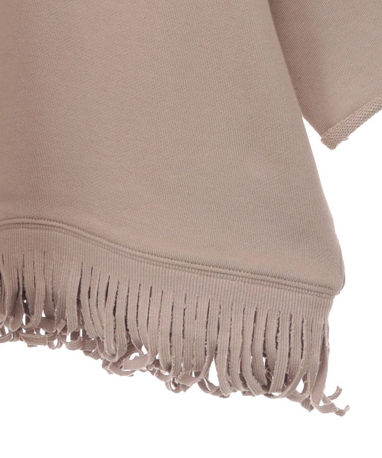 AMERICAN HOLIC「フリンジ5分袖ラグランスウェット」|Tシャツ・カットソー|