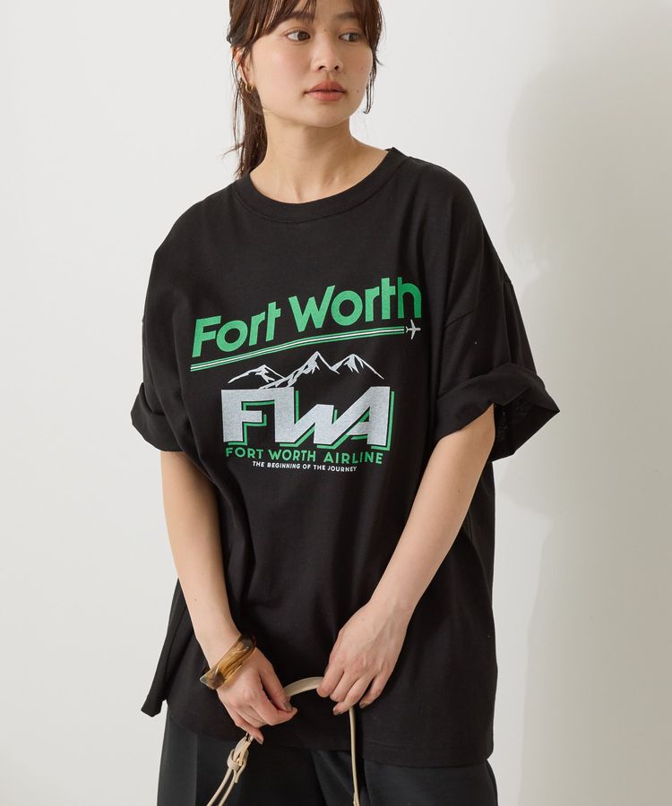 AMERICAN HOLIC「AIRLINE Tシャツ」|Tシャツ・カットソー|Black