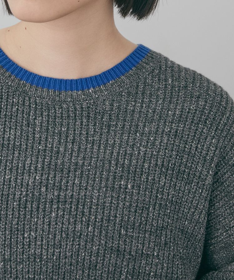 AMERICAN HOLIC「【WEB限定】配色ラインニットプルオーバー」|ニット・セーター|