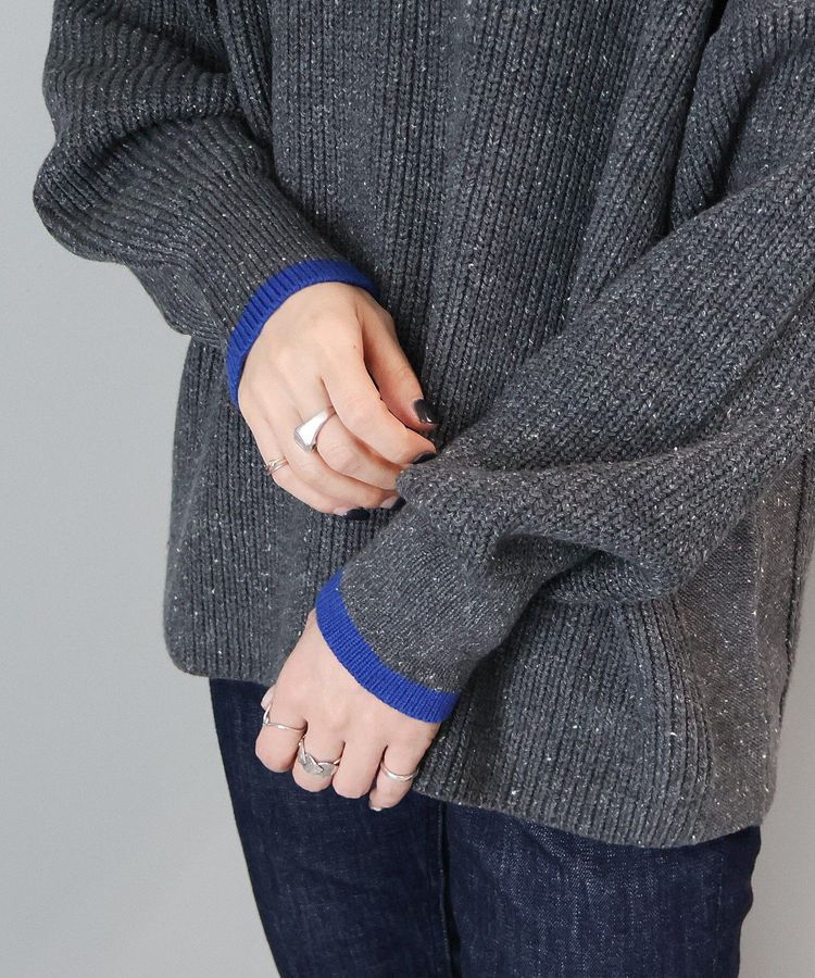 AMERICAN HOLIC「【WEB限定】配色ラインニットプルオーバー」|ニット・セーター|