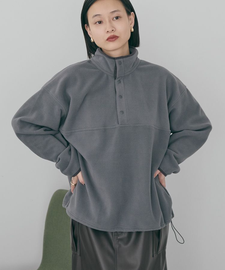 AMERICAN HOLIC「ハーフスナップフリースプルオーバー」|スウェット・ジャージ|