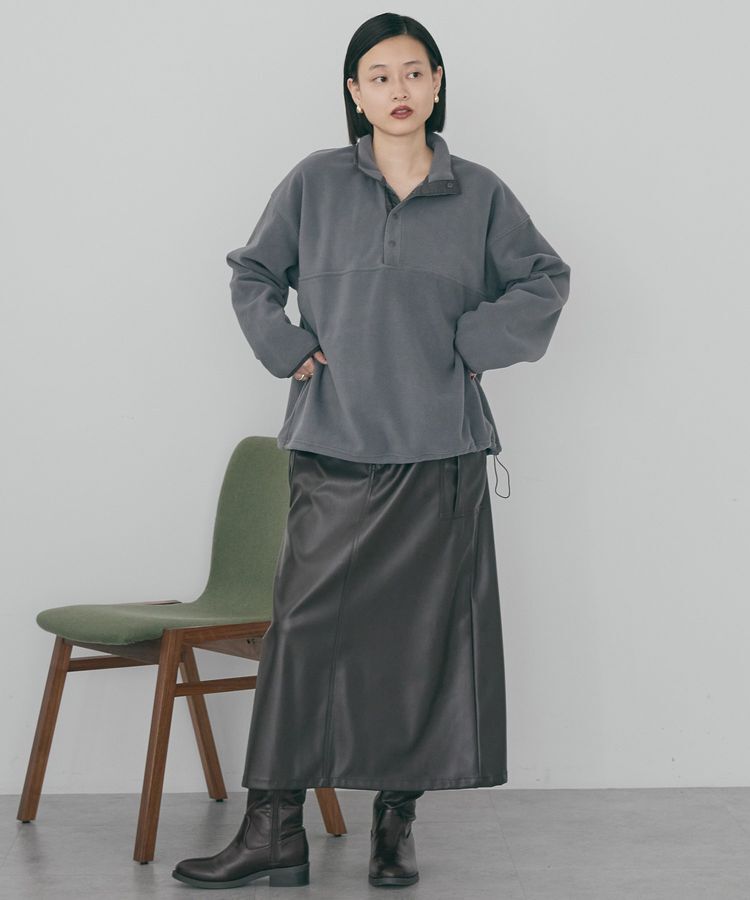 AMERICAN HOLIC「ハーフスナップフリースプルオーバー」|スウェット・ジャージ|