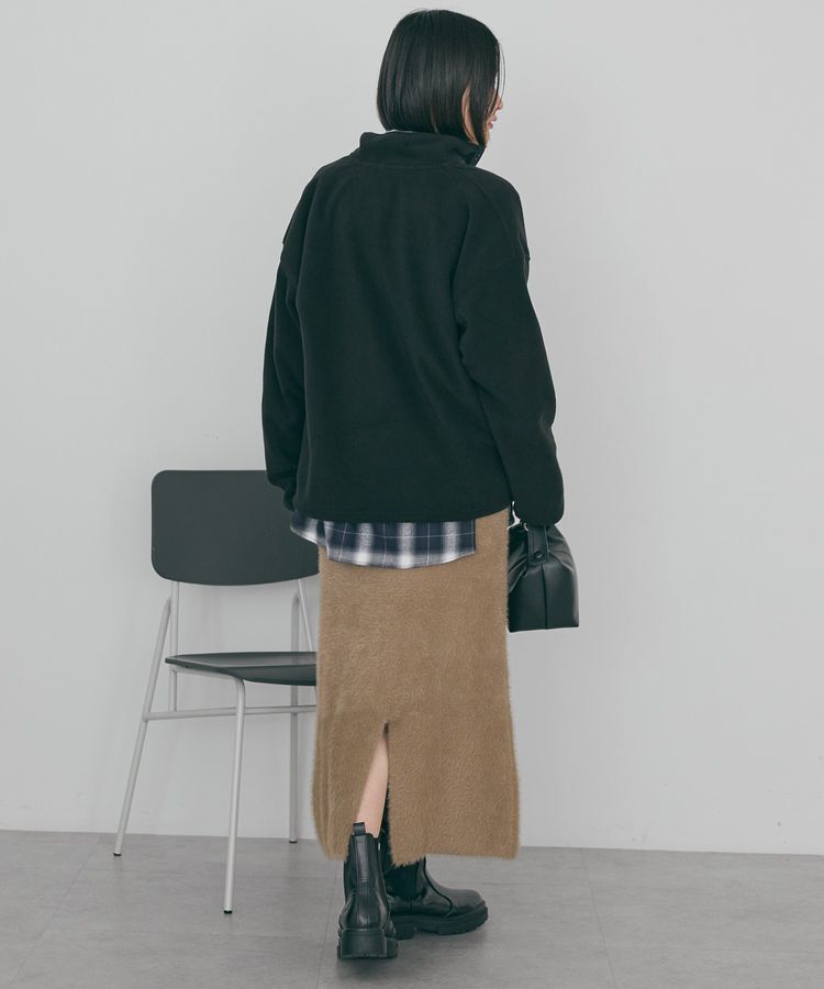 AMERICAN HOLIC「ハーフスナップフリースプルオーバー」|スウェット・ジャージ|