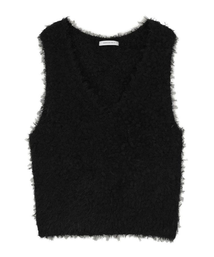 AMERICAN HOLIC「テープヤーンニットベスト」|ベスト・ジレ|