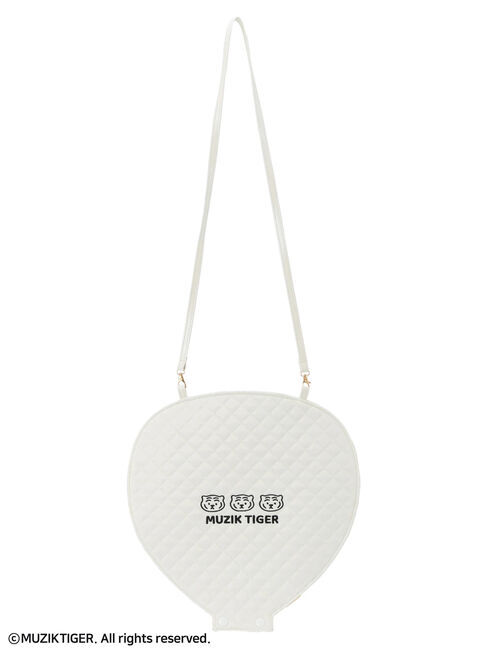 Green Parks「ムジークタイガー/うちわショルダー」|ショルダー・メッセンジャー|White