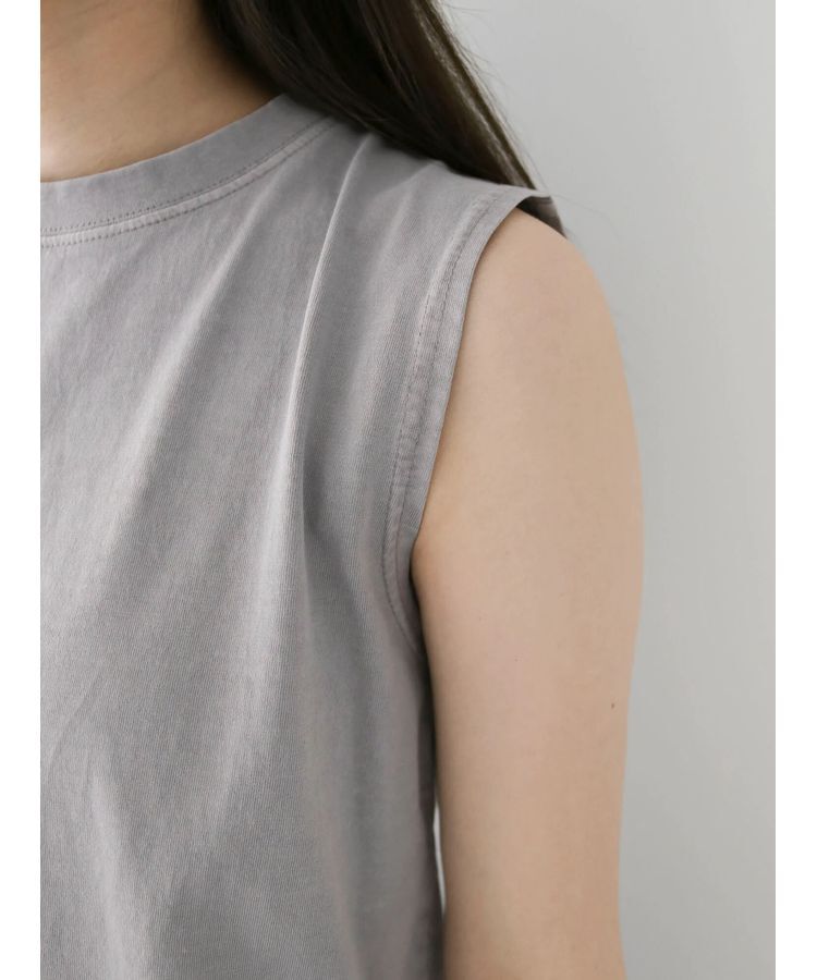 Green Parks「・Double　Flags　ピグメント加工ノースリTEE」|Tシャツ・カットソー|