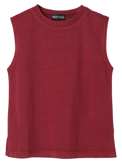 Green Parks「・Double　Flags　ピグメント加工ノースリTEE」|Tシャツ・カットソー|