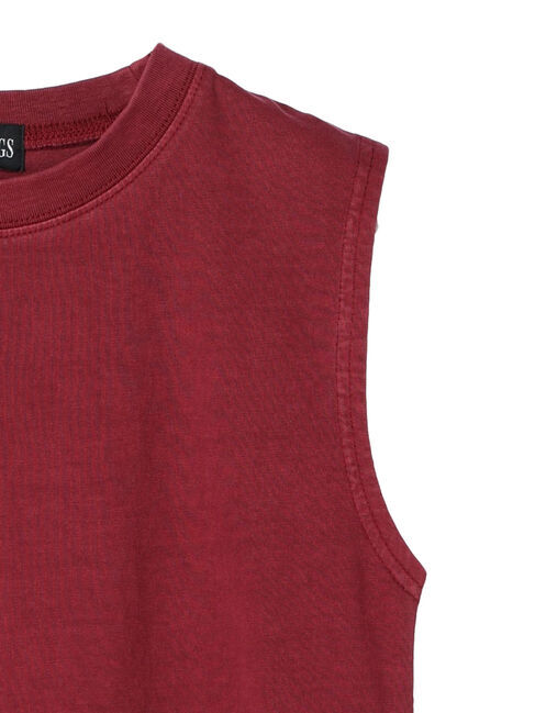 Green Parks「・Double　Flags　ピグメント加工ノースリTEE」|Tシャツ・カットソー|