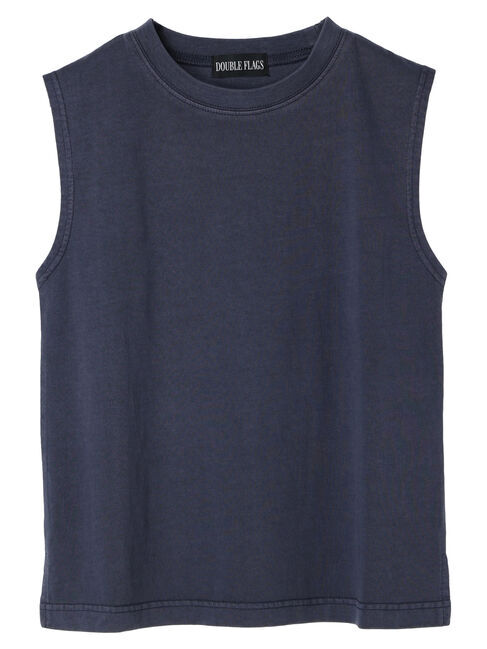 Green Parks「・Double　Flags　ピグメント加工ノースリTEE」|Tシャツ・カットソー|