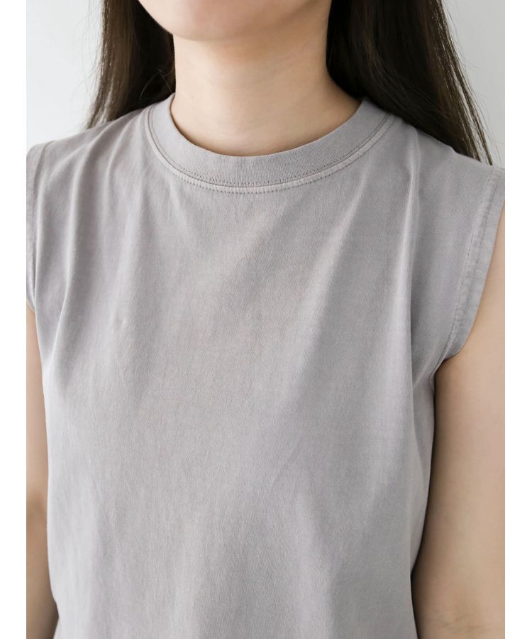 Green Parks「・Double　Flags　ピグメント加工ノースリTEE」|Tシャツ・カットソー|