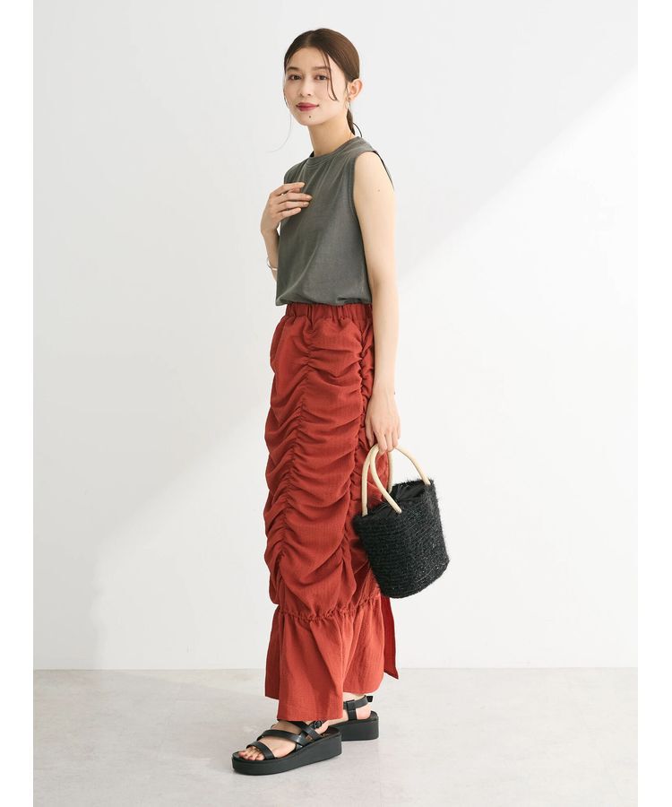 Green Parks「・Double　Flags　ピグメント加工ノースリTEE」|Tシャツ・カットソー|