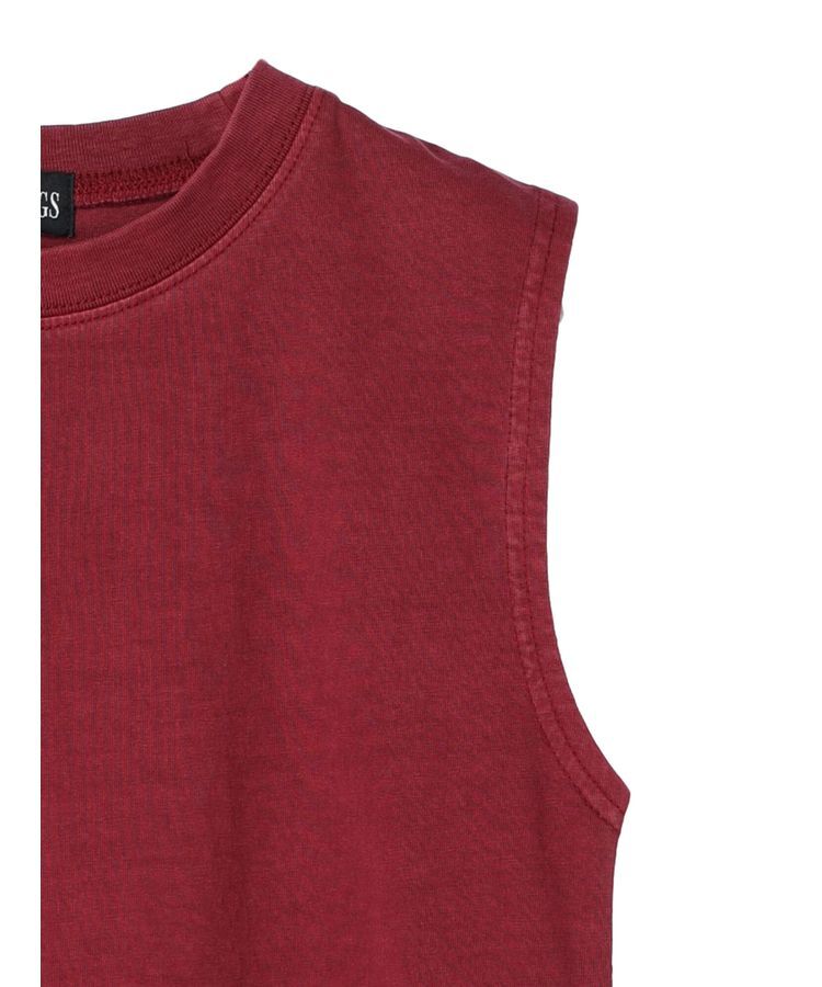 Green Parks「・Double　Flags　ピグメント加工ノースリTEE」|Tシャツ・カットソー|