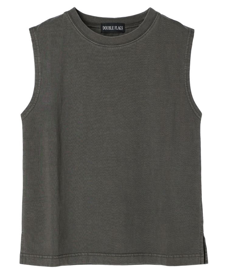 Green Parks「・Double　Flags　ピグメント加工ノースリTEE」|Tシャツ・カットソー|