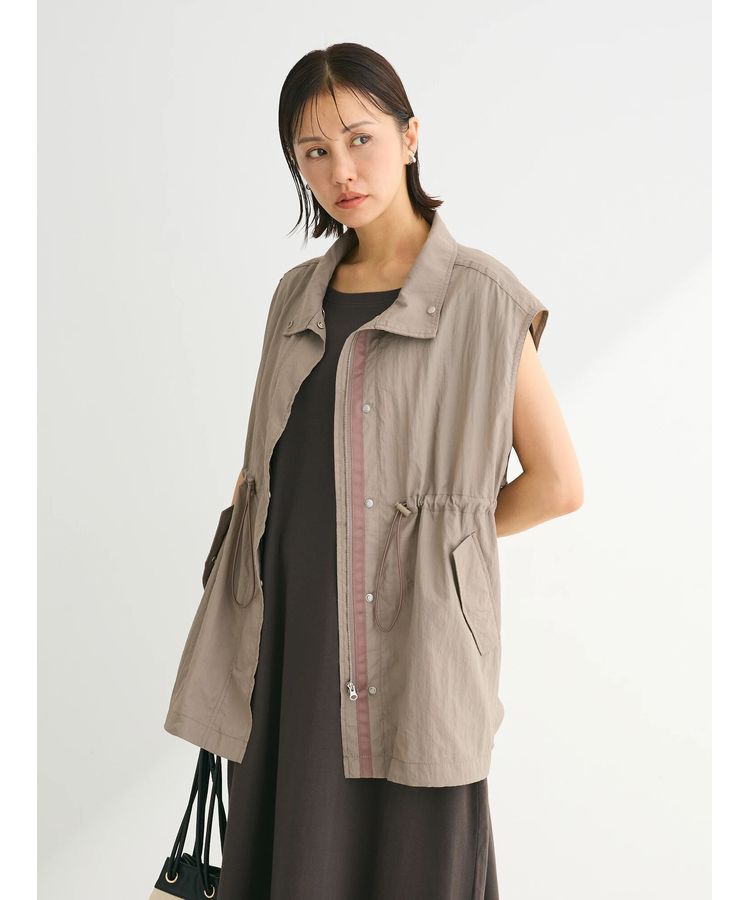 Green Parks「ドロストスタンドライトベスト」|その他|Gray Beige