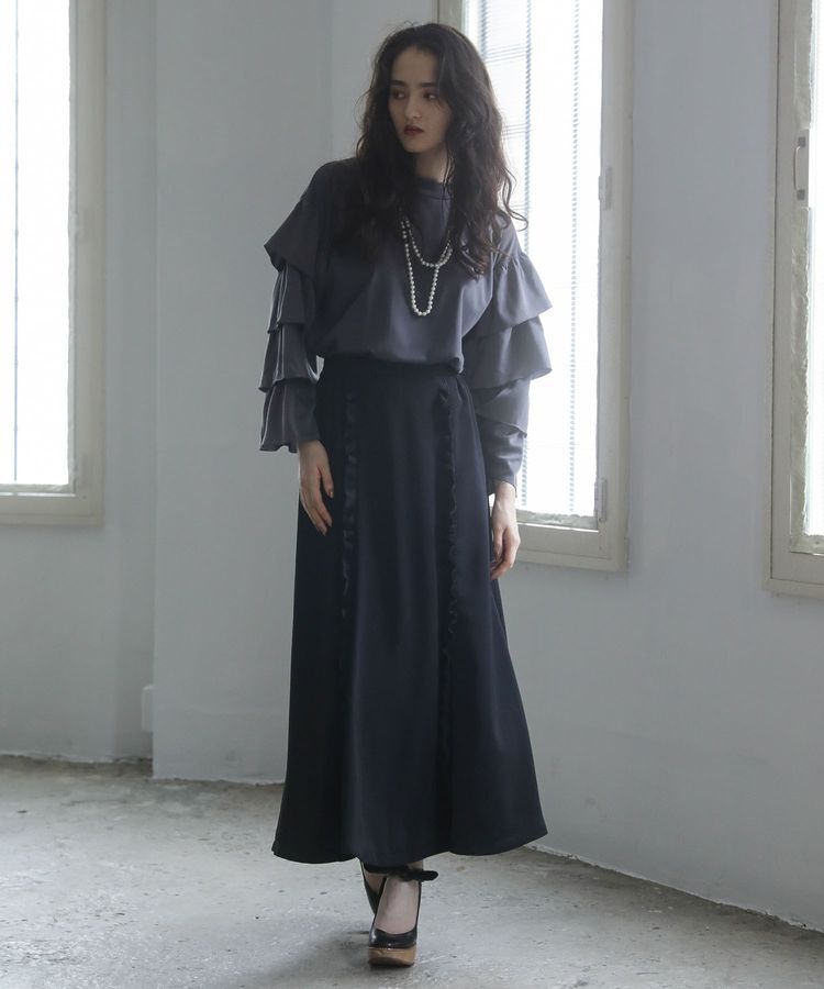 Green Parks「■ESCAR フリルスリーブプルオーバー」|Tシャツ・カットソー|