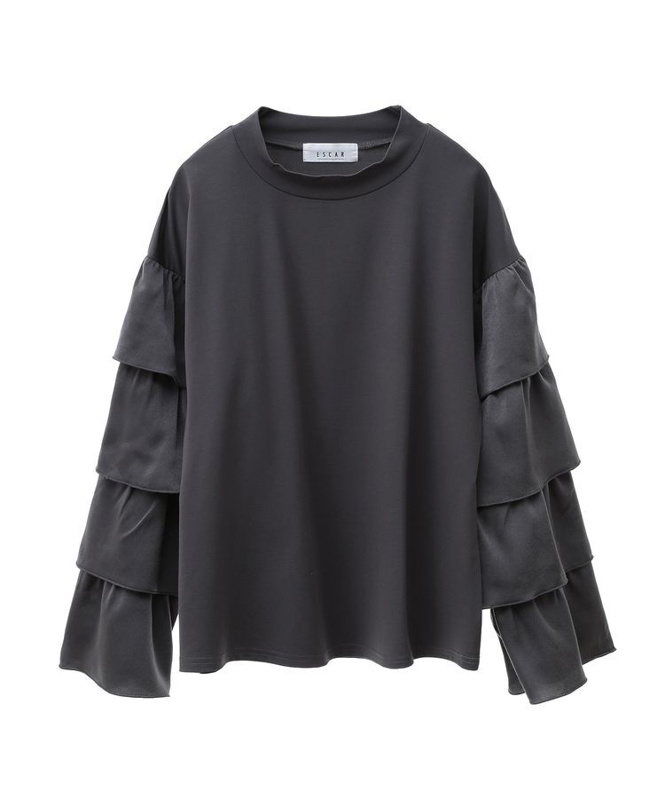 Green Parks「■ESCAR フリルスリーブプルオーバー」|Tシャツ・カットソー|