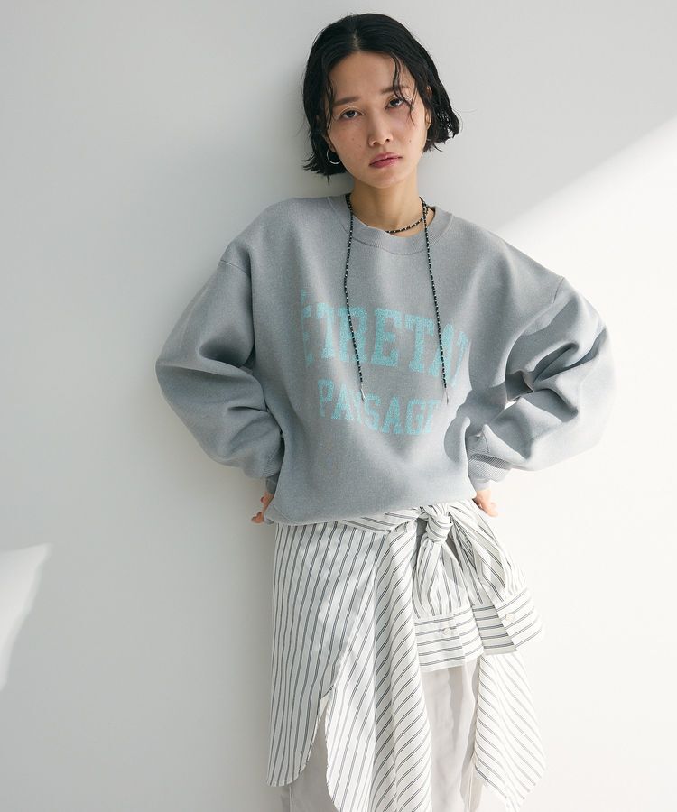 Green Parks「ロゴラメニットプルオーバー」|ニット・セーター|