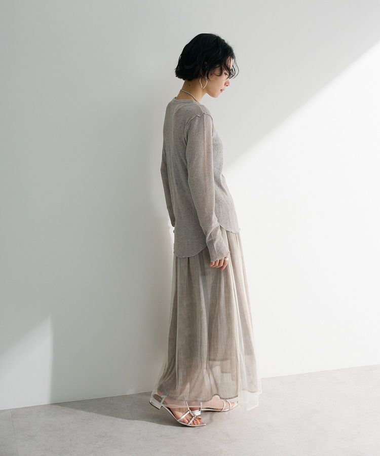 armonia「SET2点マーブル柄＋チュールスカート」|フレア|